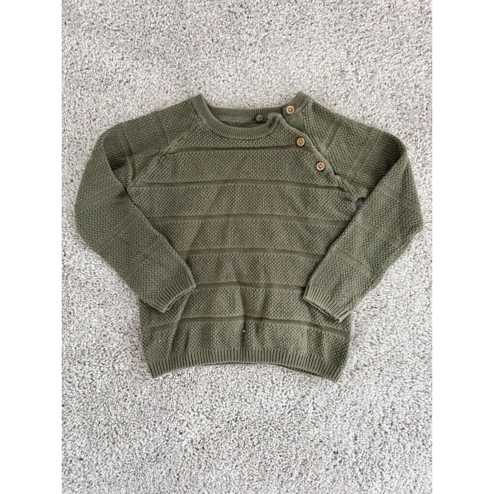 Tu Toddler Boys Green Sweater Size 18-24 Months - Picture 1 of 4